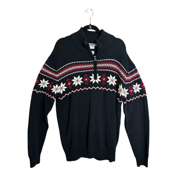 Weatherproof Vintage Men's Holiday Heavyweight Quarter Zip Pullover Sweater XLT - Picture 1 of 11